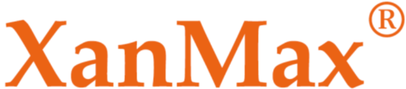 XanMax® Logo in orange Logo Rohstoff XanMax® – orange Wortmarke